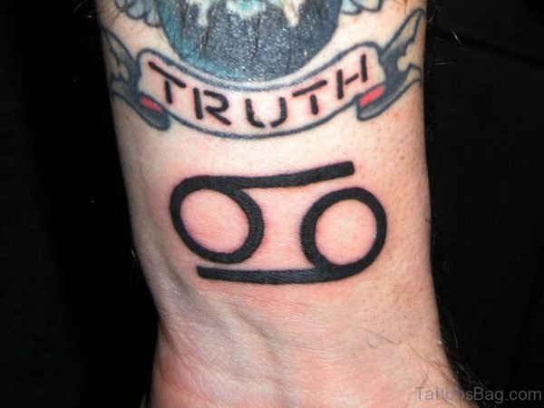 69 Truth Tattoo On Wrist