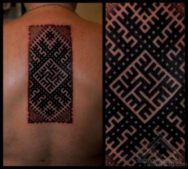Abstract Geometric Tattoo