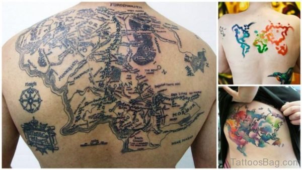 Amazing Map Tattoo