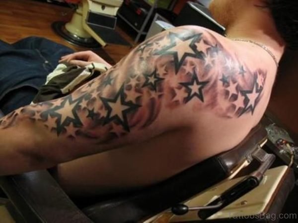 Amazing Star Tattoo Design