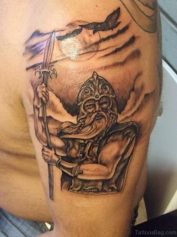 Amazing Warrior Tattoo For Men