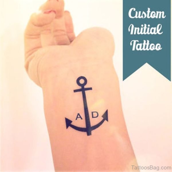 Anchor Tattoo On Wrist