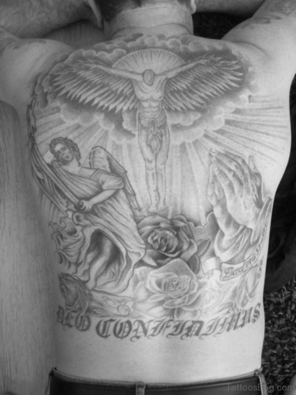 Angel Religious Tattoo