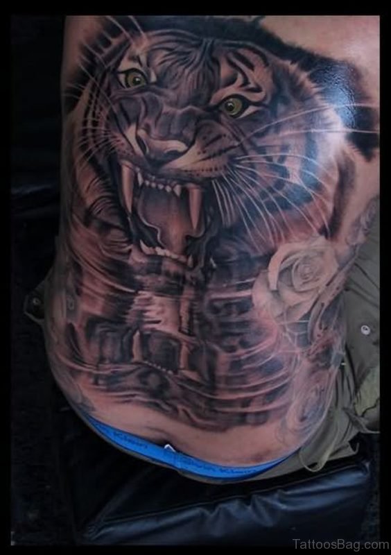 Angry Tiger Tattoo