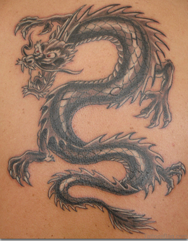 Angry Dragon Tattoo