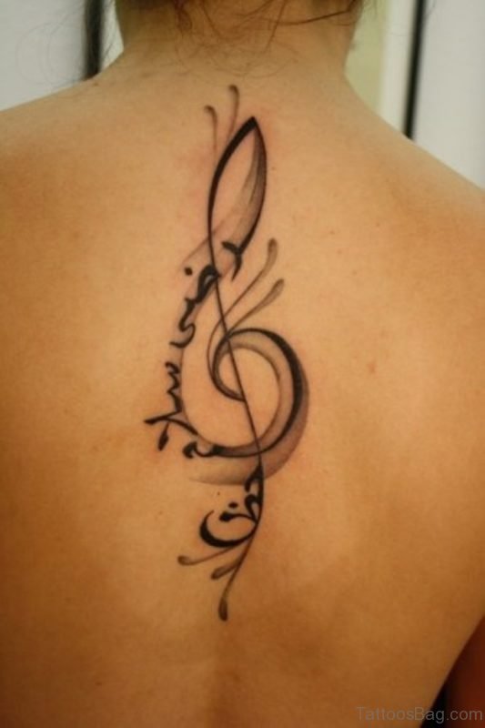 Arabic Music Symbol Tattoo