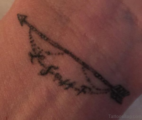 Arrow Tattoo Design On Wrist