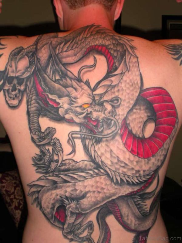 Attractive Dragon Tattoo