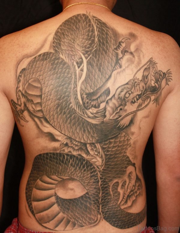 Attractive Dragon Tattoo