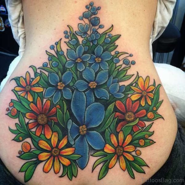 Attractive Flower Tattoo