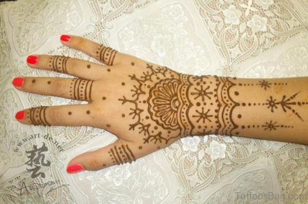 Attractive Henna Tattoo Design