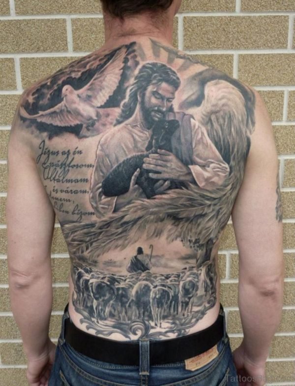 Attractive Jesus Tattoo