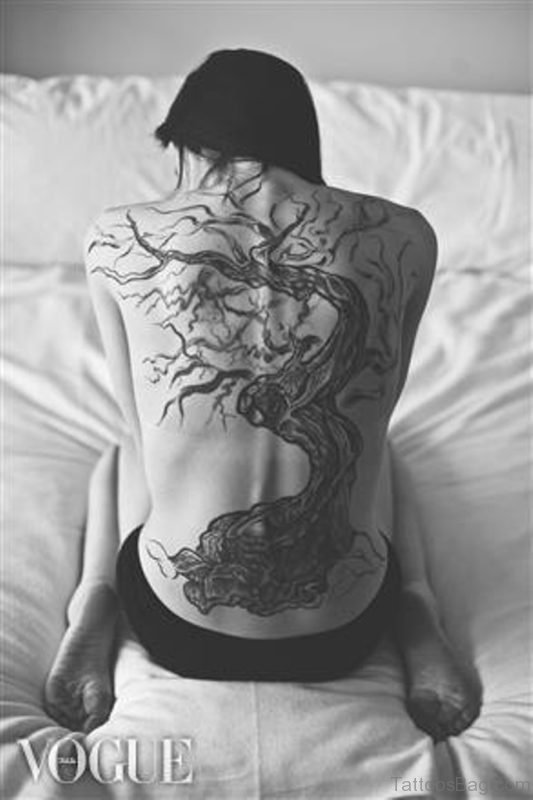 Attractive Tree Tattoo Design