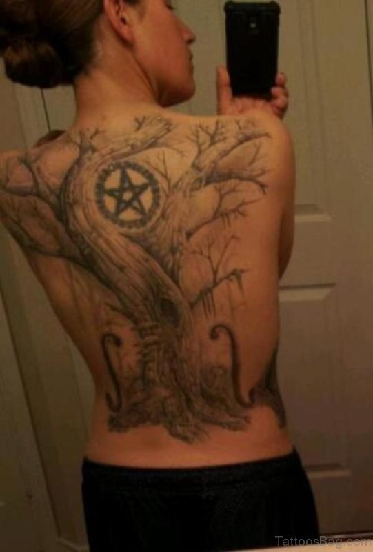 Attractive Tree Tattoo
