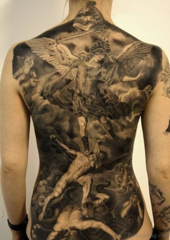 Awesome Angel Tattoo