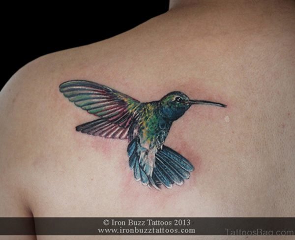 Fancy Bird Tattoo Design 