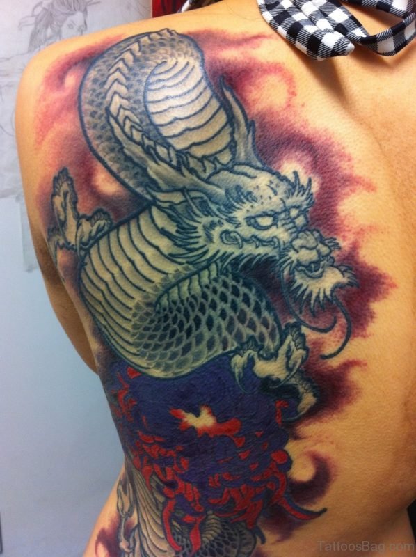 Awesome Dragon Tattoo Design