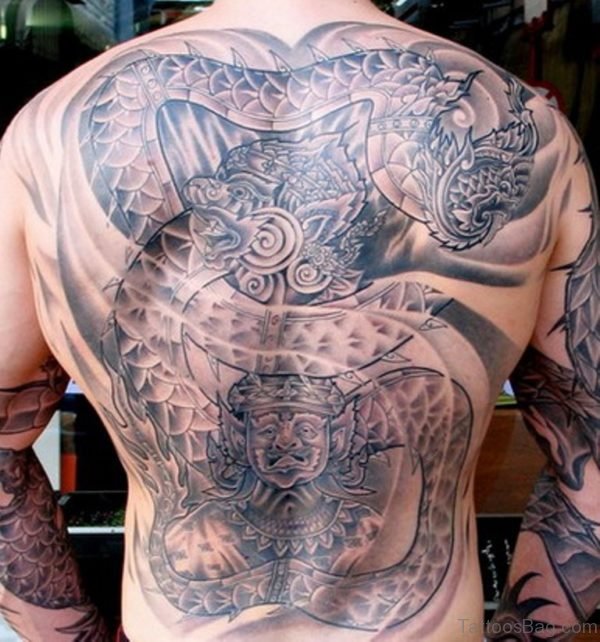 Awesome Dragon Tattoo