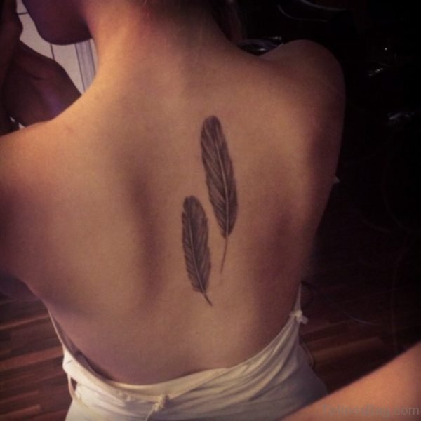 Awesome Feather Tattoo