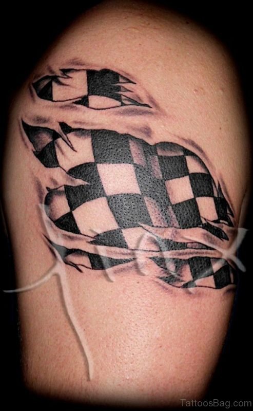 Awesome Flag Tattoo