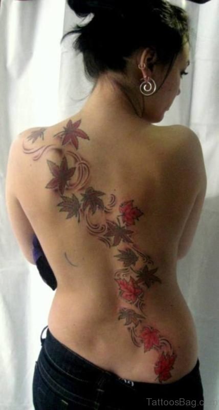 Awesome Leaves Tattoo