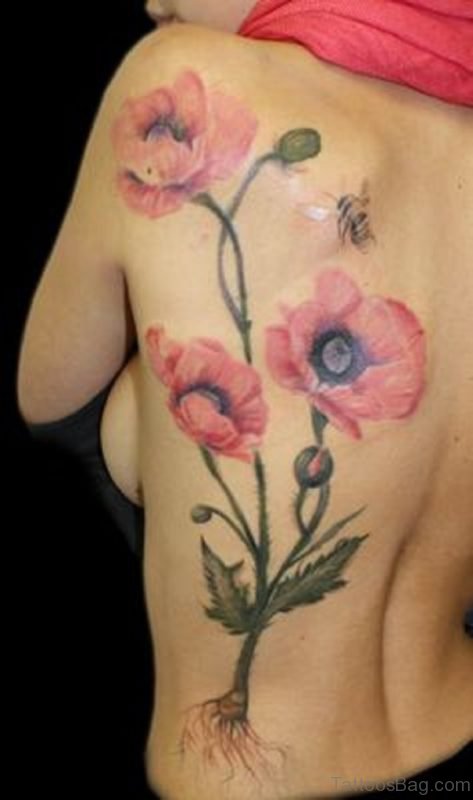 Awesome Poppy Tattoo