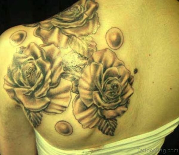 Awesome Rose Tattoo Design 