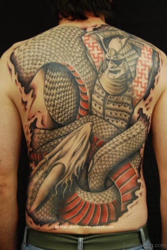 Awesome Samurai Tattoo 