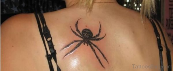 Awesome Spider Tattoo Design