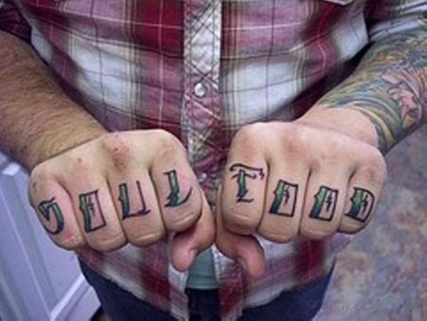 Awesome Wording Tattoo