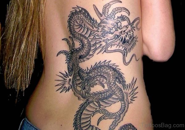 Fine Dragon Tattoo