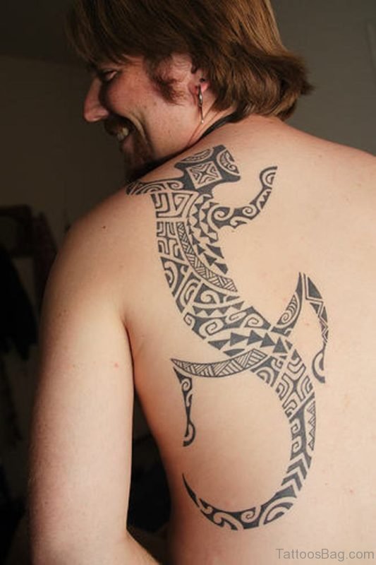 Aztec Lizard Tattoo