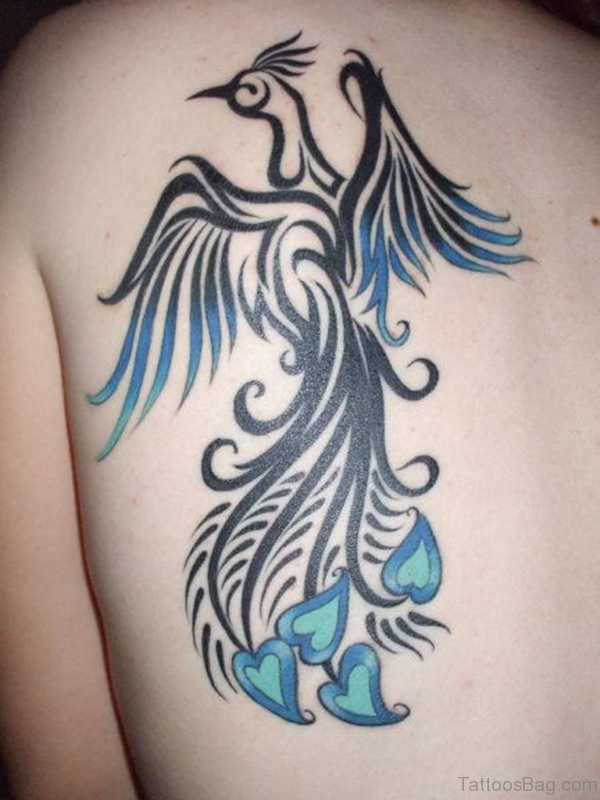 Aztec Peacock Tattoo