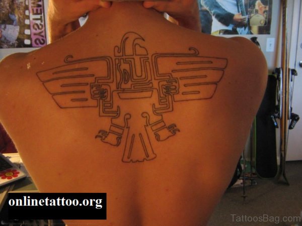 Aztec Tribal Eagle Tattoo