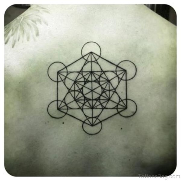 Back Body Geometric Tattoo