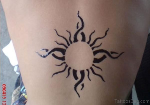 54 Latest Sun Tattoos For Back
