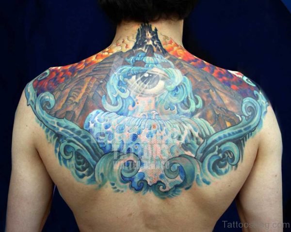Beautiful Biomechanical Tattoo Design