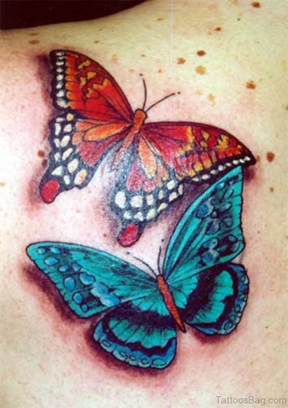 Graceful  Butterfly Tattoo 