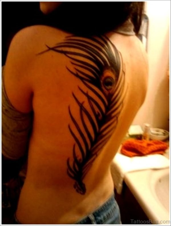 Beautiful Feather Tattoo Design