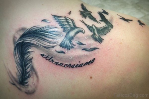 Beautiful Feather Tattoo