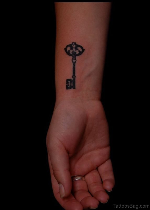 Beautiful Key Tattoo