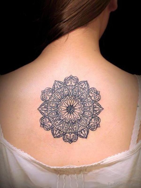 Beautiful Mandala Tattoo On Back