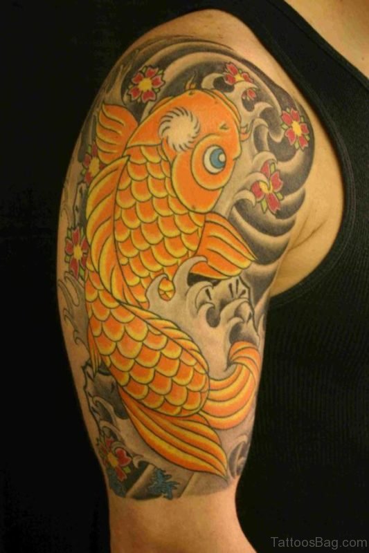 Yellow Fish Tattoo