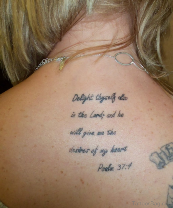 Bible Verses Tattoo On Back 
