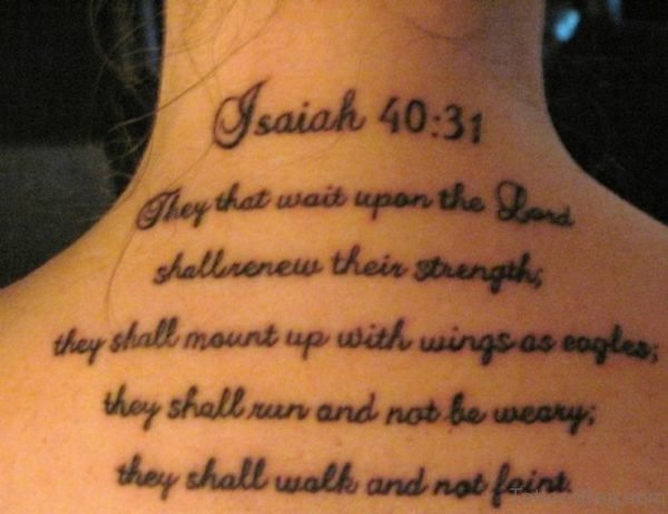 Bible Verses  Tattoo 