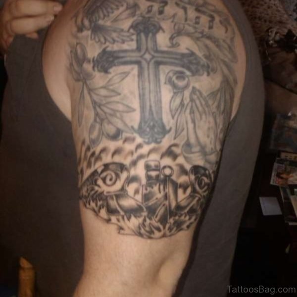 Black Cross Tattoo