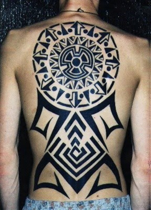 Black Geometric Tattoo 