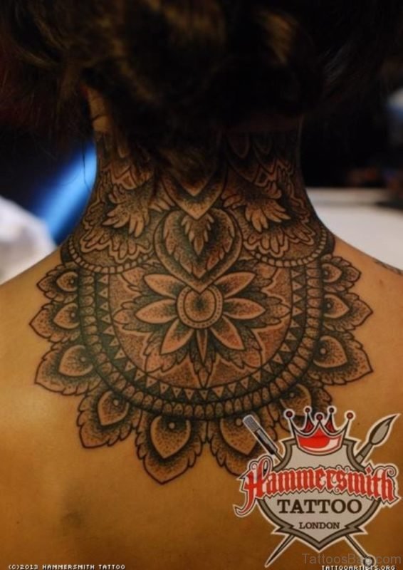 Black Mandala Tattoo 