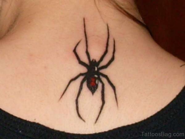 Black Spider Tattoo Design