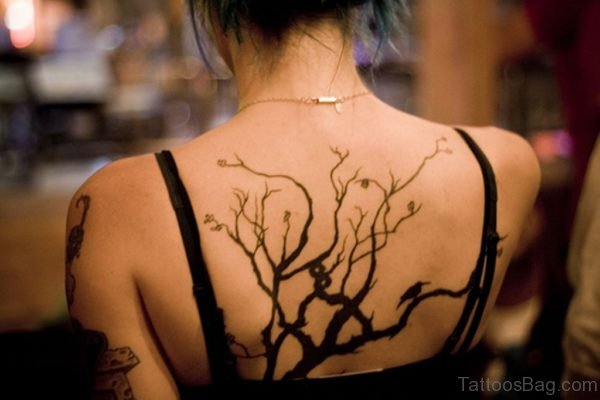 Black Tree Tattoo 